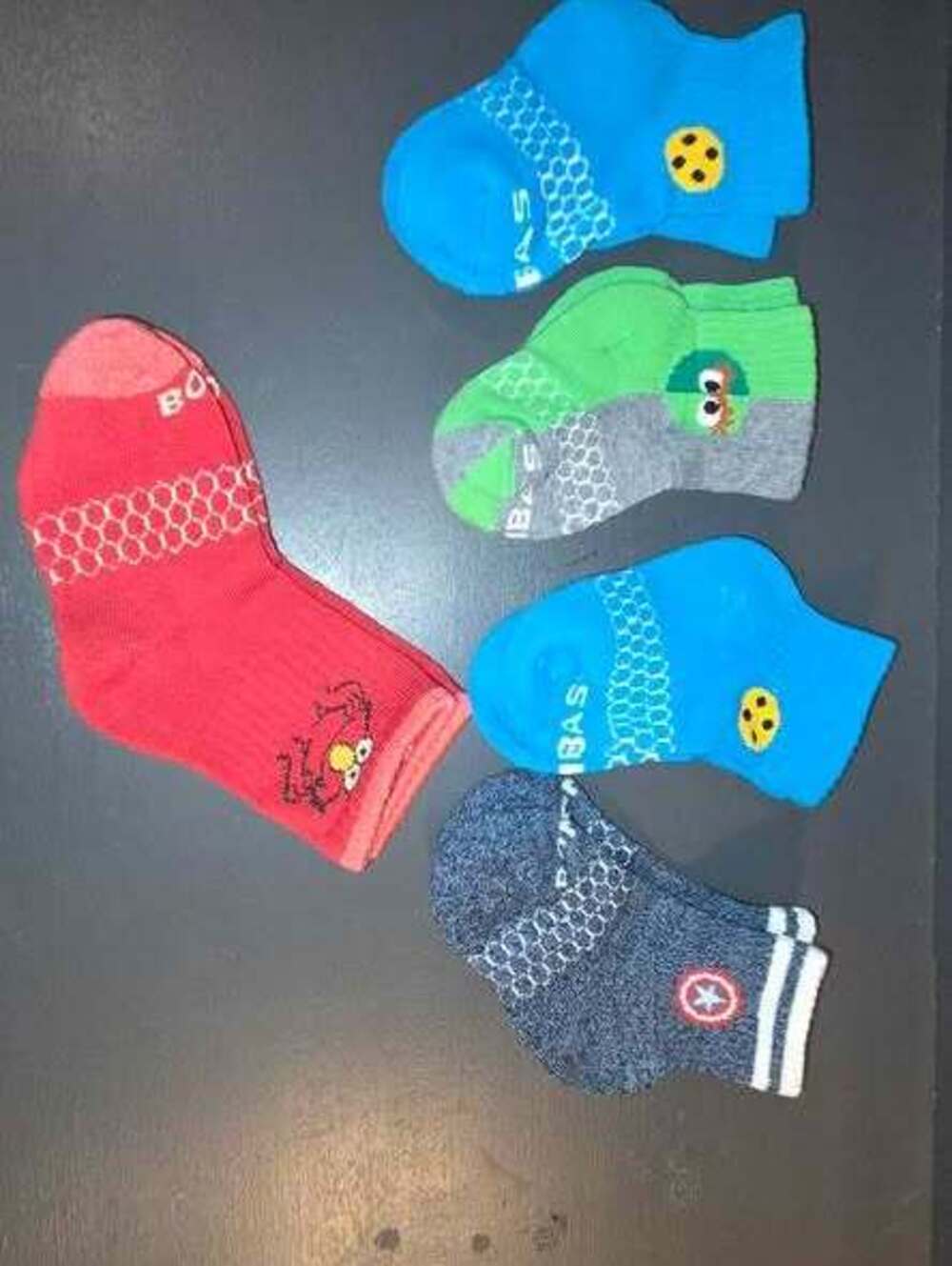 Bombas Toddler Sesame Street and Marvel Socks Lot of 5 New/Never worn